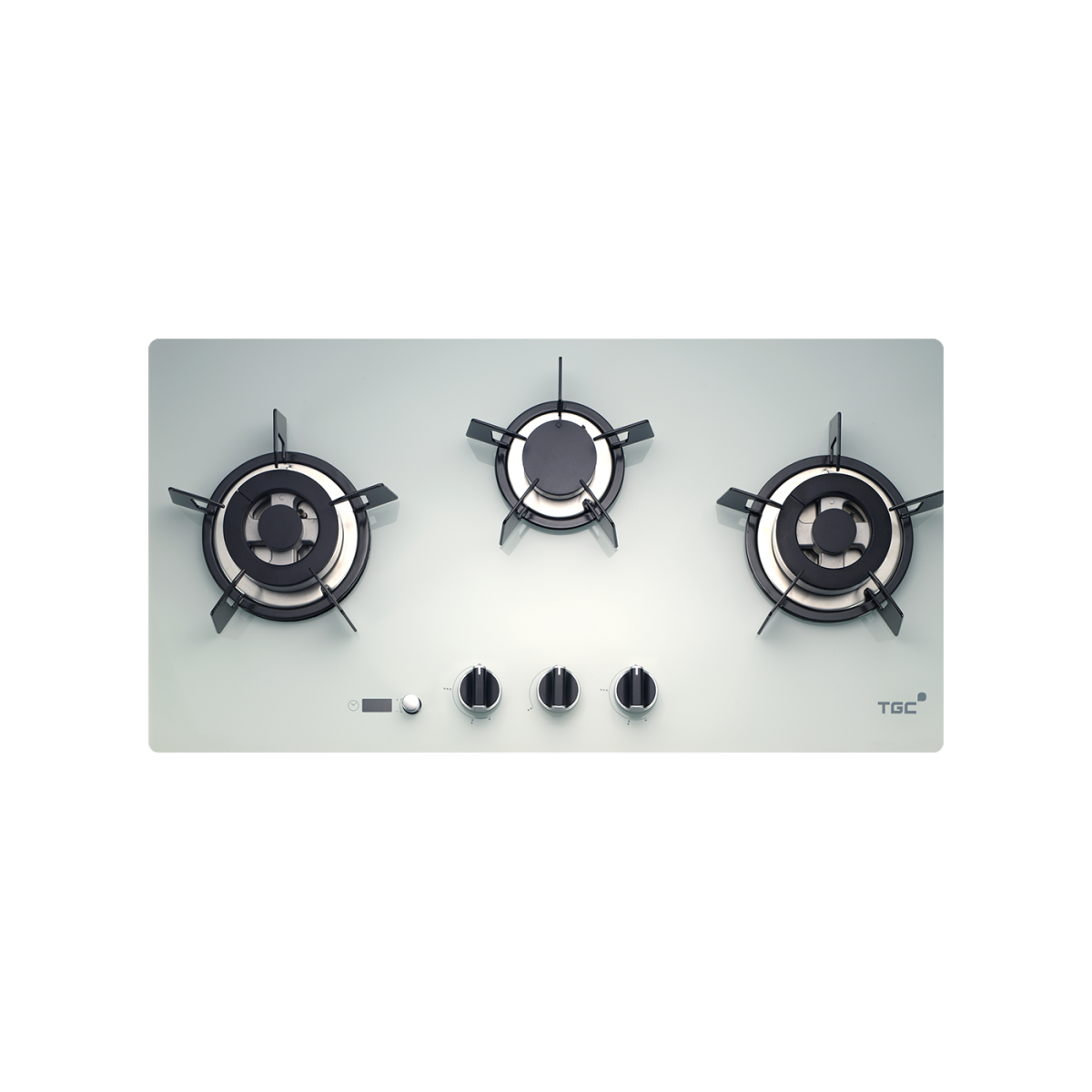 TGC TRTB83ST-G 86cm嵌入式三頭煤氣爐｜5.0kW強勁火力｜密封式爐頭｜強化玻璃